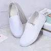 Maogu weiße Leinwand Frauen Sommer schwarze Schuhe Männer lässig Frühling Slip auf flachen Damen Schuh Slipper Frauen klassische Schuhe Zapatos