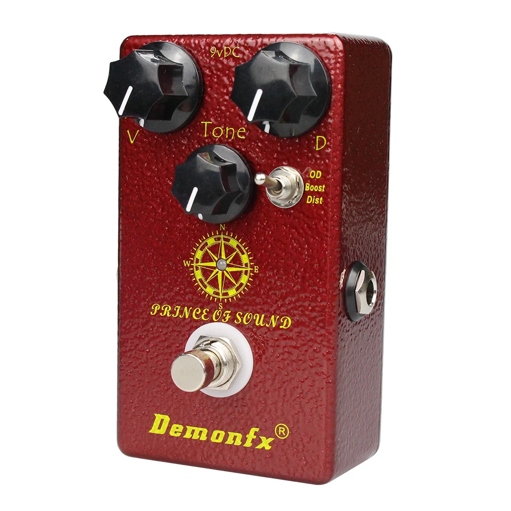 Hochwertiges NEUES Demonfx Prince of Sound Overdrive Distortion Boost Chorus Effektpedal Gitarrenpedal für Gitarrenzubehör Image