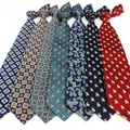 Original 9cm Natural Silk Tie Handmade Fashion Men Neck Tie Multicolor Men Digital Print Neckties