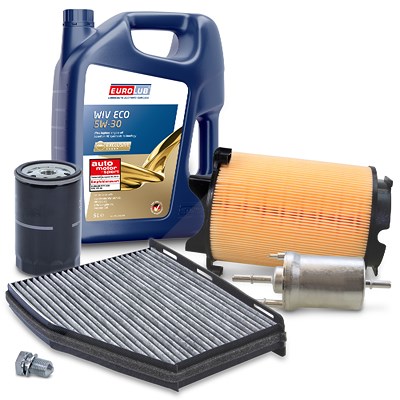 Atec Inspektionspaket Filtersatz SET B + EUROLUB [Hersteller-Nr. 40580964] für Seat, Audi