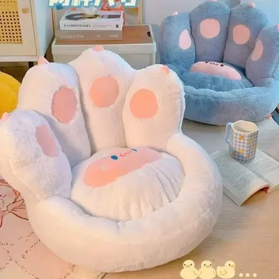 Winter dicken warmen Boden Kissen niedlichen Katze Pfote Form Kissen Schlafzimmer Wohnzimmer Image