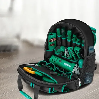 Rucksack Werkzeug tasche profession elle umwelt freundliche Oxford Werkzeug tasche Veranstalter Porta multifunktion ale Tasche Zimmermann Zubehör Lagerung