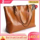 New Style braune Damen handtasche Echt leder weibliche Schulter Geldbörse Damen schwarze