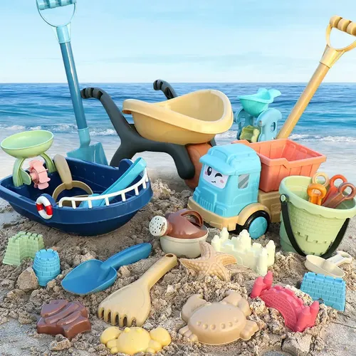 Strand Spielzeug Sandkasten Silikon Eimer und Sand Spielzeug Sandkasten Outdoor Sommer Spielzeug