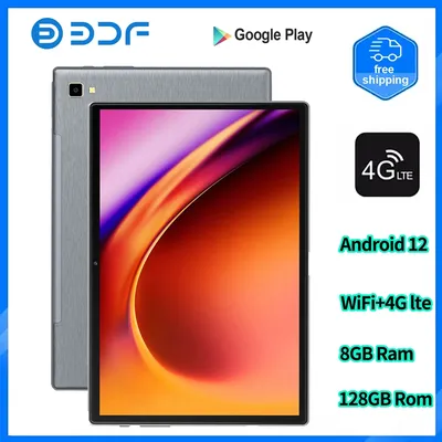 Tablet da 10.1 pollici Android 12 8GB + 128GB 4G telefonata Smart Pc Tablet Android Android Tablet