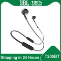 JBL T205BT auricolari Bluetooth Wireless sport auricolari bassi profondi cuffie musicali Stereo
