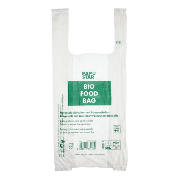 Papstar 150 Hemdchen-Tragetaschen 47x22x13 cm Image