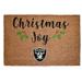 The Memory Company Las Vegas Raiders 23" x 35" Holiday Door Mat