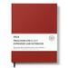 Vela Sciences S7R-G Expanded ProCover Lab Notebook 9.25 x 11.75 in (23.5 x 30 cm) 144 Pages Red Synthetic Leather Permanent Bound 70lb Heavyweight Paper (1-Pack Dot)