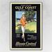 12 x 18 in. Gulf Coast Golf 1932 Vintage Travel Poster Multi Color Wall Art