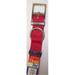 No.115N RD19 Nylon Collar Double Ply - Red - 1in x 19in