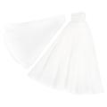 NUOLUX Doll Wedding Dress Decorative Small Doll Wedding Dress Photo Prop Mini Wedding Dress for Doll