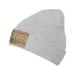 ZICANCN News Old-Fashioned Knit Beanie Hat Winter Cap Soft Warm Classic Hats for Men Women Gray