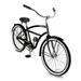 Tracer Taha 26 Inch Beach Cruiser Bikes Single Speed with Fenders for Men - Black