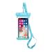 PVC Transparent Waterproof Mobile Phone Bag Universal Phone Floating Bag Pouch Outdoor Water Sports Phone Case (Blue)