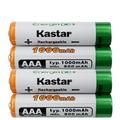 Kastar 4 Pcs Battery Replacement for Midland X-Talker T71VP3 36-Channel Two-Way UHF Radio T10X3M MULTI-COLOR PACK X-TALKER TWO-WAY RADIO GXT1000VP4 GXT1030VP4 GXT1050VP4
