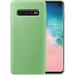 Liquid Silicone Phone Case for Samsung Galaxy S10 Plus S10+ G975 G975U 6.4 /Full Body Protection/Shockproof/Gel Rubber/Cover Case Drop Protection Green