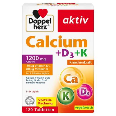 Doppelherz Calcium+D3+K Tabletten 120 St Image