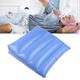 Inflatable Pillow, Body Position Wedges Back Positioning Elevation Pillow Case,Leg Raising Cushion, Half Body Support Cushion (Blue)
