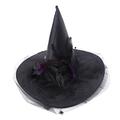 ibasenice 3pcs Witch Hat Carnival Witch Cap Halloween Witch Headwear Witch Party Hat Halloween Photo Props Witch Costume Hat Halloween Wizard Hat Witch Cosplay Headdress Fabric Top Hat Prom