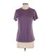 Nike Active T-Shirt: Purple Activewear - Women's Size Small