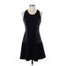 CeCe Casual Dress - A-Line: Black Dresses - Women's Size 2