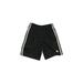 Adidas Athletic Shorts: Black Color Block Sporting & Activewear - Kids Boy's Size Small