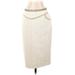White by Vera Wang Formal Skirt: Ivory Print Bottoms - Women's Size 2