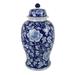 Charlton Home® Ciprian Ceramic Ginger Jar Ceramic in Blue/White | 20.5 H x 10.75 W x 10.75 D in | Wayfair 7F36D65101684BEB8ED2CC6411388AFB