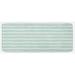 Green 0.1 x 19 x 47 in Kitchen Mat - East Urban Home Horizontal Wavy Lines White Striped Abstract Soft Toned Nautical Art Display Almond White Kitchen Mat, | Wayfair