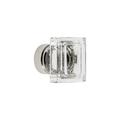 Grandeur Carré Square Cabinet Knob Crystal and Glass in Gray | 1.22 H x 1.22 W x 1.56 D in | Wayfair 853315