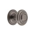 Grandeur Circulaire 1 3/8" Diameter Round Knob Metal in Gray | 1.25 D in | Wayfair 804703