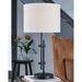 Latitude Run® Moolchand Metal Table Lamp Metal in Black | 27.75 H x 13 W x 13 D in | Wayfair 19741060AD2D4897BA824B9797AE0ACB