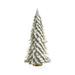 The Holiday Aisle® White Natural Leaf Christmas Tabletop Tree w/ Gold Trim | 22 H x 10.25 W x 10.25 D in | Wayfair A37C0292E9EE486689B7FF0E99A7780D