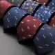 Cravate florale pour hommes cravate imprimée de cheval d'ours brun cravate à la mode en Polyester