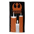 East Urban Home Zaharra Star Wars Cobranding Battletime Texas Beach Towel Cotton Blend in Black/Orange | Wayfair F595393B180043BAAD2F857AD1B7A1A5