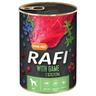 Rafi Adulti, 24 x 400 g - Con carne di cervo, mirtilli e mirtilli rossi