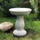 Hand Cast Stone London Bird Bath - Best Quality Highly Detailed Garden Ornaments Decor.