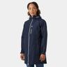 Helly Hansen Women's Long Belfast 3/4 Length Rain Jacket Navy XL