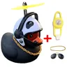 Duck Bicycle Bell Ducky Ducky Duck per accessori per bici da moto casco Light Cute Ducks con casco