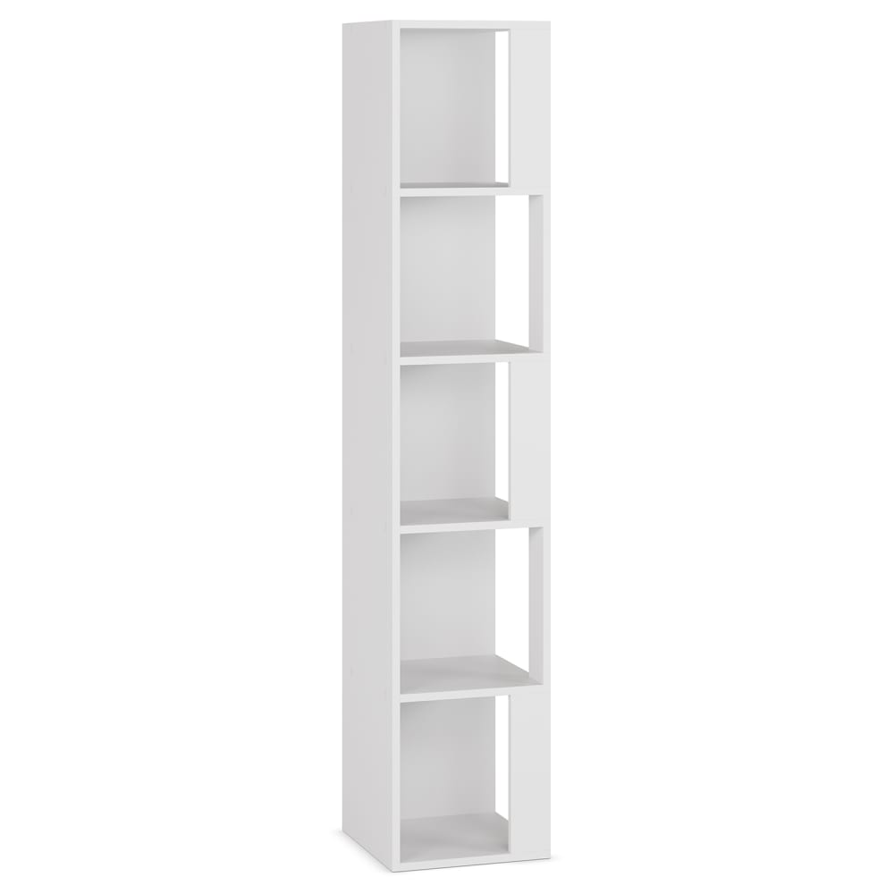 Etagère d'angle 5 trous couleur blanc