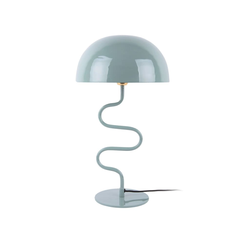 Lampe de Table fer bleu 31x31x54cm