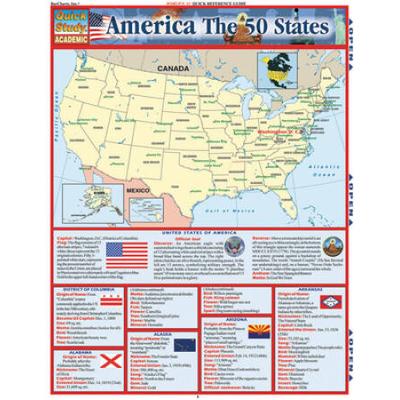 America The 50 States (Quickstudy: Academic)