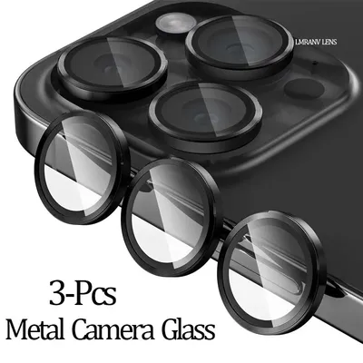 3pcs Metal Camera protector for iphone 15 pro lens cover iphone 11 12 13 14 15 pro max protector camera iphone 15 accessories iphone 14 pro lens glass iphone 15pro camera film iphone 15 pro max