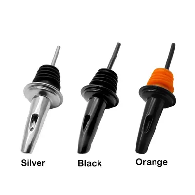 5PCS Liquor Bottle Pourers, Spout Stopper,Olive Oil Liquor, Speed Pourers , Cocktail Vinegar Bottle Drink Spirits Bar