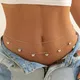 2023 Sexy Double Thin Chain Women's Waist Chain Charming Butterfly Stainless Steel Belly Chain