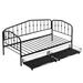 Twin Size Stylish Metal Daybed with two Drawers