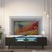 LED TV Stand TV Console Table Media Cabinet with 16 Colors Lights - 69.30" x 14.96" x 19.68"