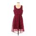 Mossimo Casual Dress - High/Low Scoop Neck Sleeveless: Pink Dresses - Women's Size Medium