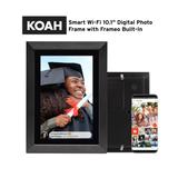 Koah Smart WiFi 10.1 Inch Digital Photo Frame with FRAMEO